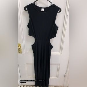 Black Cut Out Maxi Dress